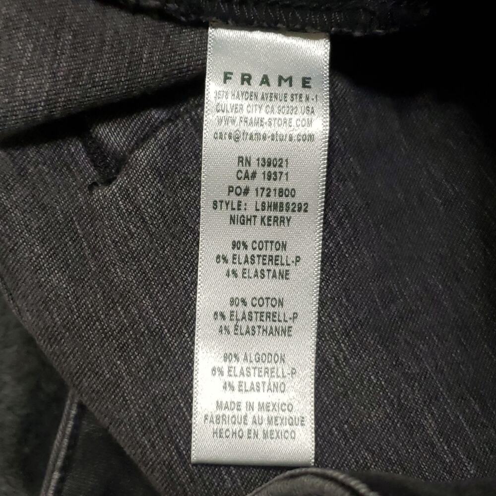 Frame Le Super High Mini Boot Split Hem Jeans Nig… - image 7